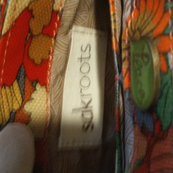 Sakroots peace clutch style crossbody bag bohemian botanical - Picture 10 of 16